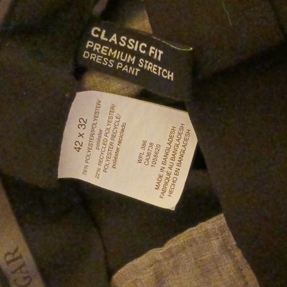 Haggar Black Trousers - Picture 3 of 3